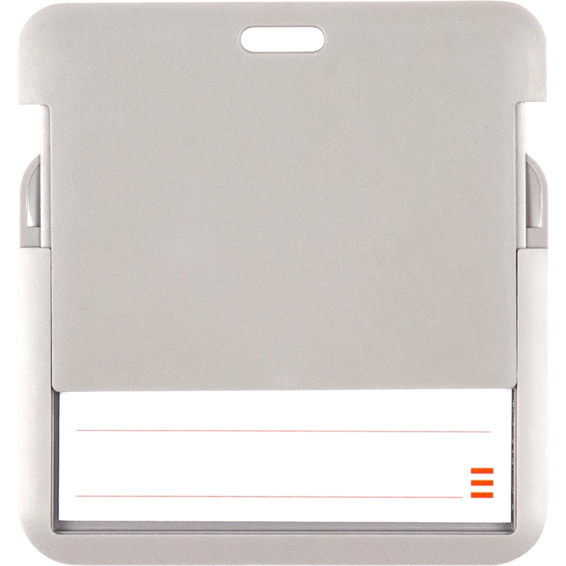 Бейдж горизонтальний сірий Axtent 4500h-03-a