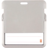 Бейдж горизонтальний сірий Axtent 4500h-03-a