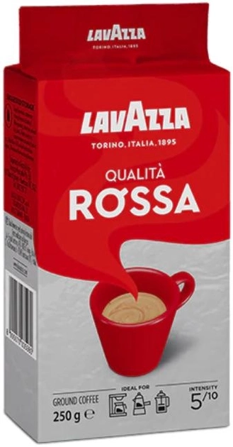 Кава мелена Lavazza Qualita Rossa пакет 250 г