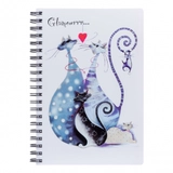 Зошит для записів А4/120 пл обкл  Glamour cats YES