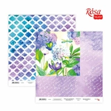 Папір для скрапбукінгу „Floral Poem“ 17, двосторонній, 30х30см, 200г/м2, ROSA TALENT								