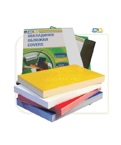 Обкладинка картон під шкіру DELTA COLOR 230гр/м2 A4 чорна уп/100шт TM DA