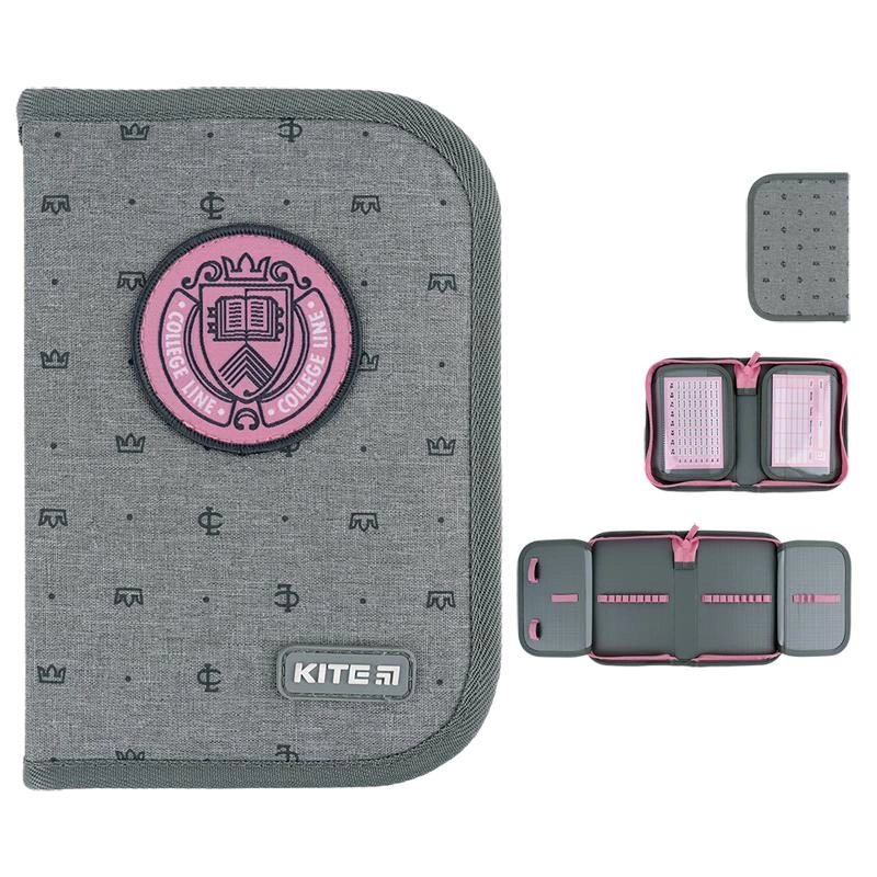 Пенал Kite 1 відділення без наповнення 622 College Line girl K24-622-1