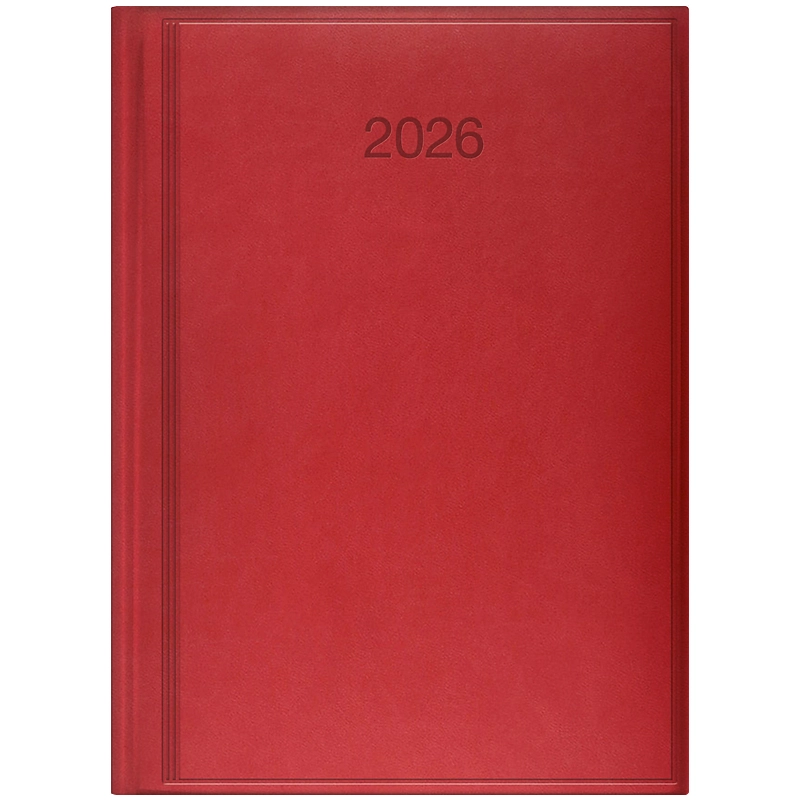 Щоденник датований 2026 Brunnen Стандарт Torino червоний 73-795 38 206 Щоденник датований 2026 Brunnen Стандарт Torino червоний 73-795 38 206
