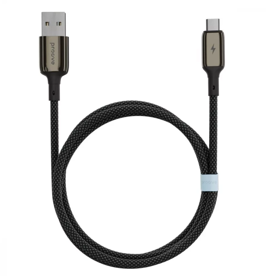 Кабель Proove Dense Metal Micro USB 2.4A (1m) чорний