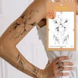 Тимчасове тату Tattooshka набір FLOWER MOOD LB-176