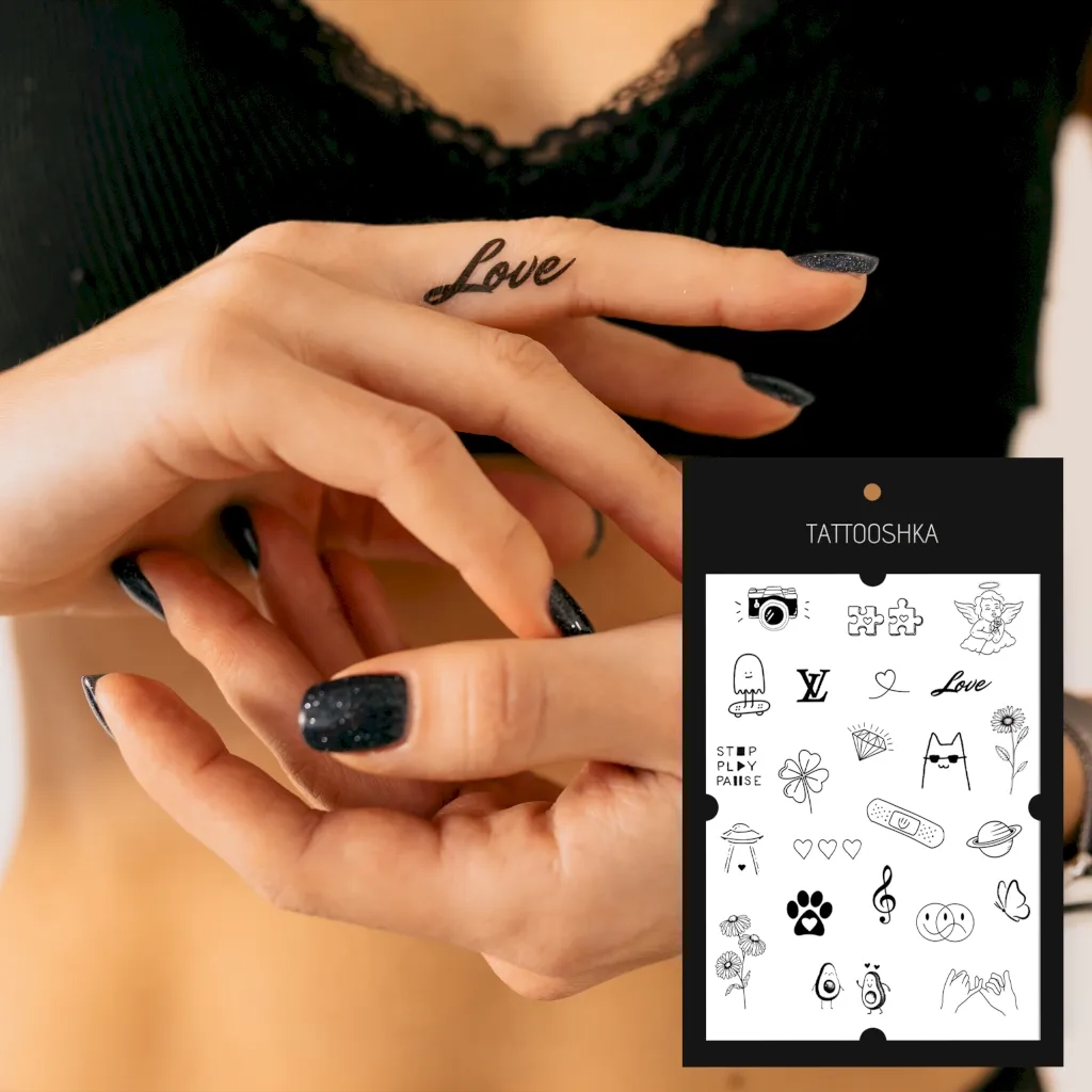 Тимчасове тату Tattooshka набір WOW LB-126