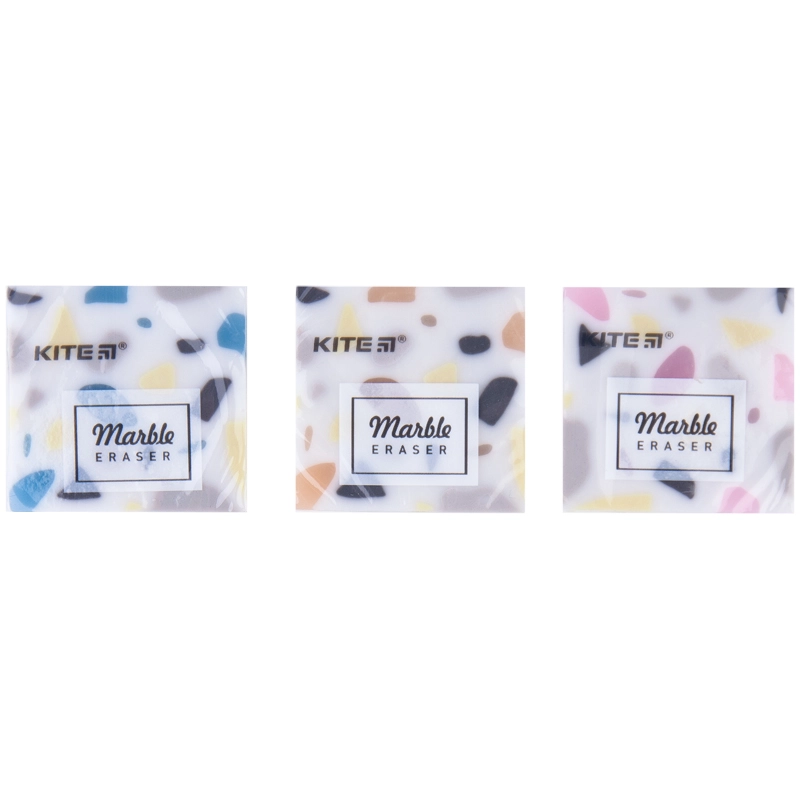 Гумка кольорова Kite Marble асорті K20-021