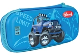 Пенал CFS з тисненням на 1 відділення QT-5741-Blue