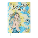 Щоденник датований А5 2024 WOMEN BUROMAX білий BM.2181-12