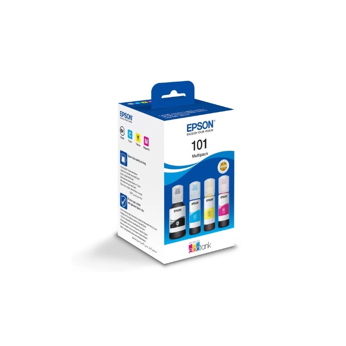 Комплект чорнил Epson 101 4х65мл (C13T03V64A)