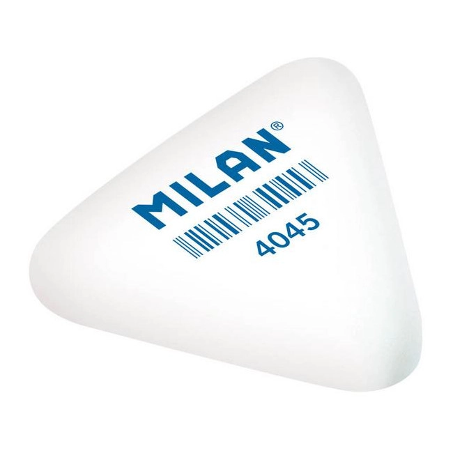 Гумка трикутна біла Milan PMM4045