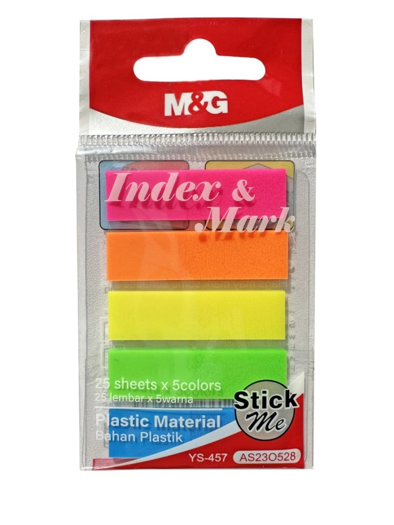 Закладки флажки M&G 2x25 аркушів 5 кольорів AS23O528