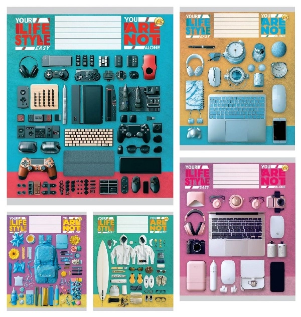 Зошит 60 аркушів клітинка Тверда ТА51607 Стиль 10/160 5к