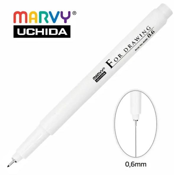 Мульти-лайнер 06мм чорний 4600-S Marvy 246000316
