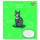 Зошит 12 аркушів лінія YES Feed me 766543