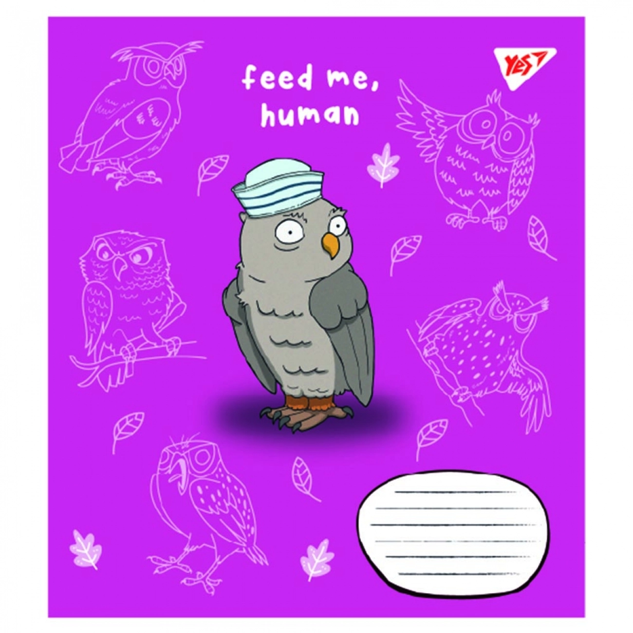 Зошит 12 аркушів лінія YES Feed me 766543