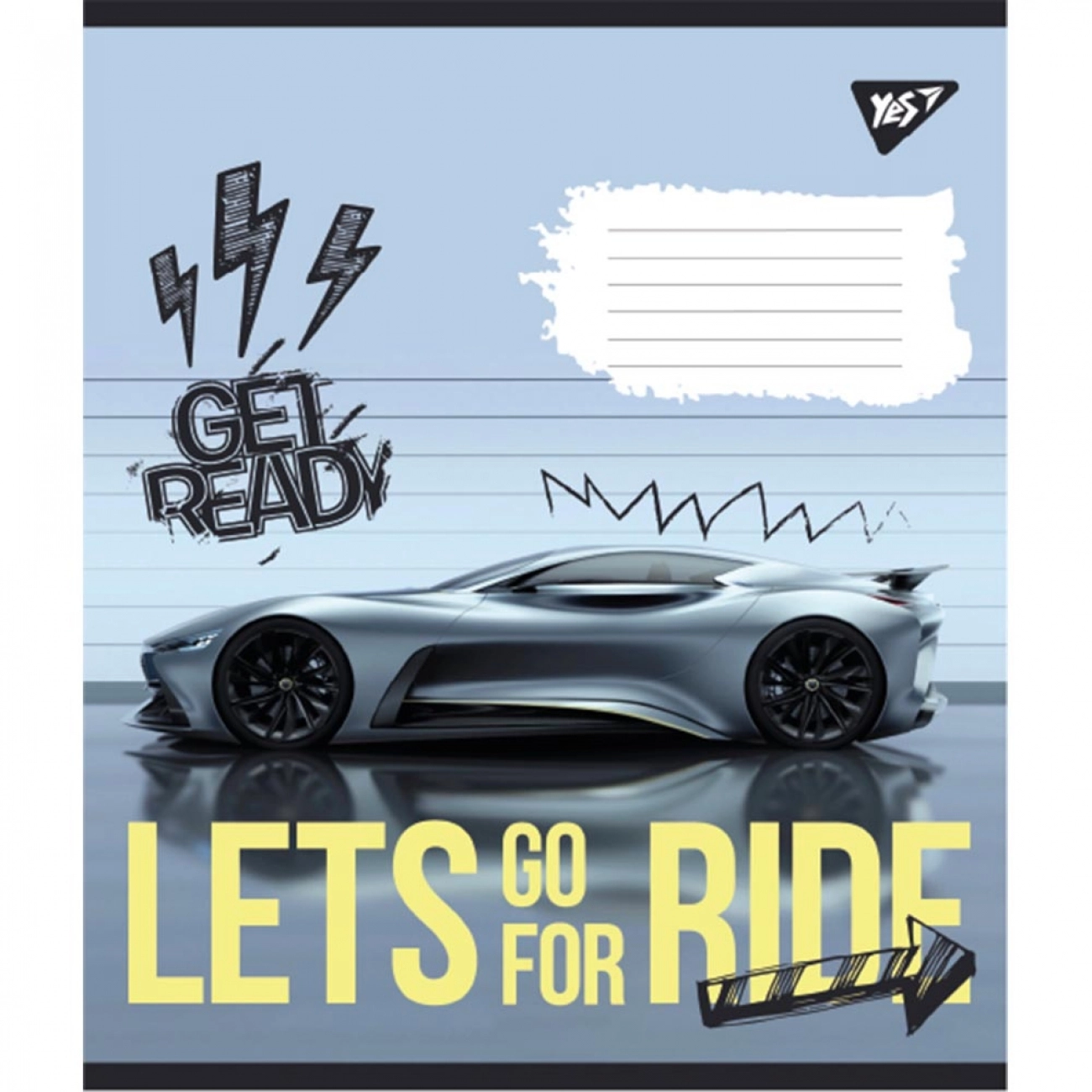 Зошит 12 аркушів лінія YES Lets go for ride 766544