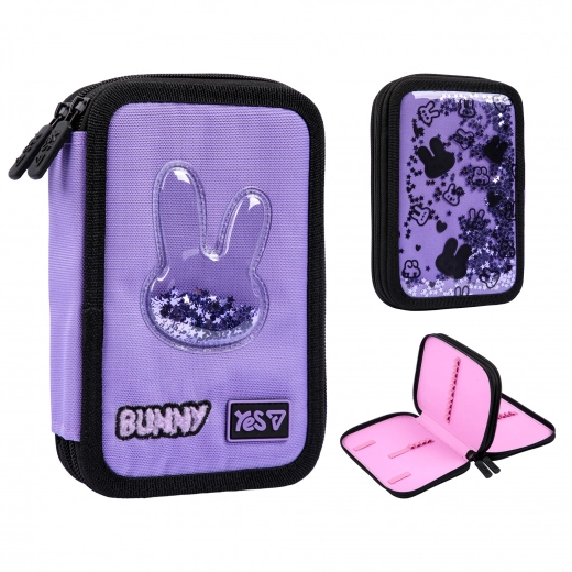 Пенал твердий Yes подвійний HP-01 Shiny Bunny 533708 533708