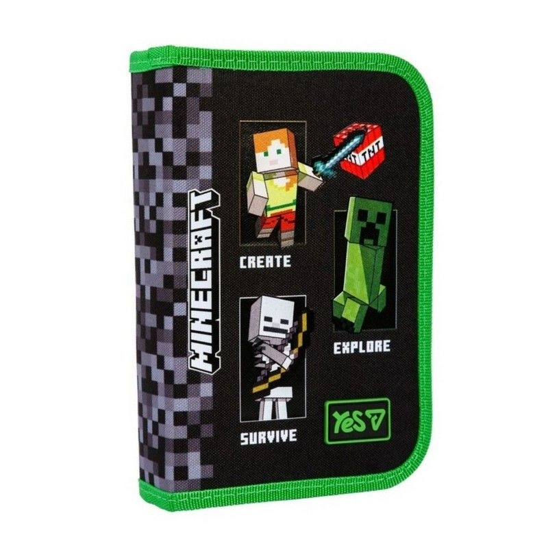 Пенал твердий Yes одинарний з клапаном HP-03 Minecraft Reality 533733 533733 Пенал твердий Yes одинарний з клапаном HP-03 Minecraft Reality 533733 533733