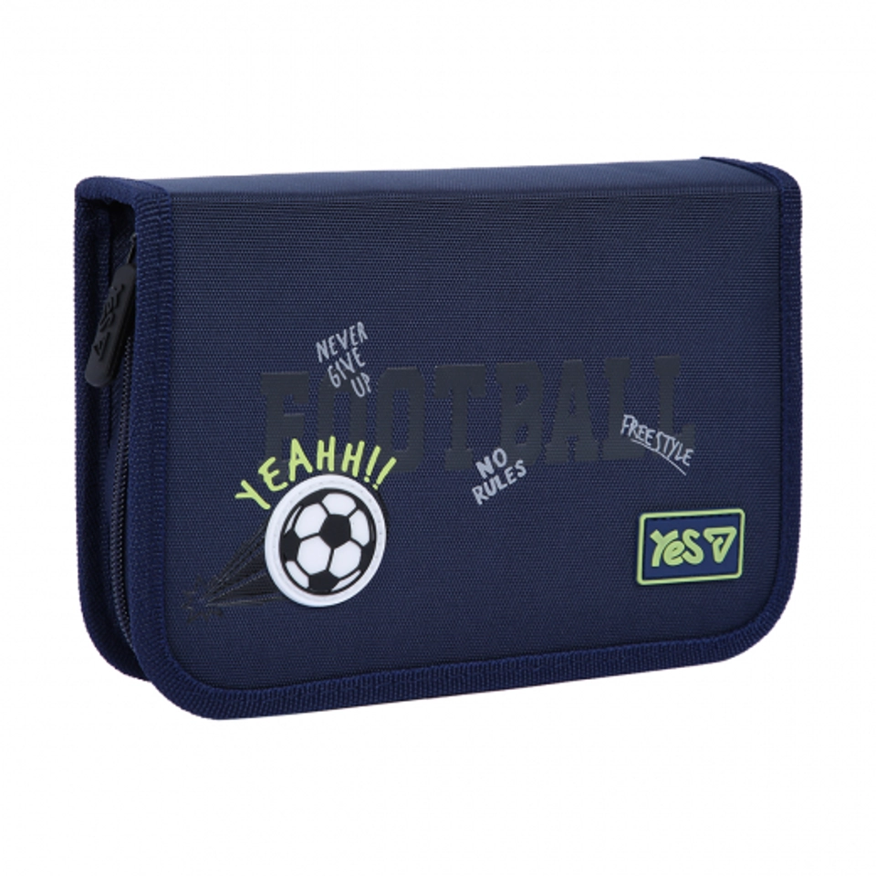 Пенал твердий Yes одинарний з клапаном HP-03 Football 533869 533869 — 