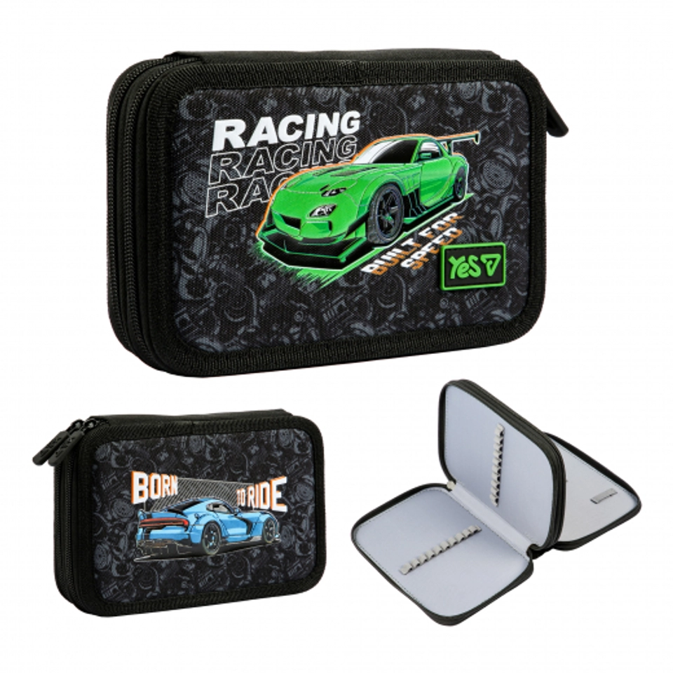 Пенал твердий Yes подвійний HP-01 Racing Life 533715 533715 — 