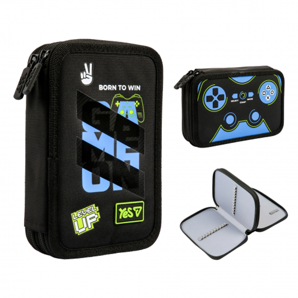 Пенал твердий Yes подвійний HP-01 Game Loading 533716 533716 — 