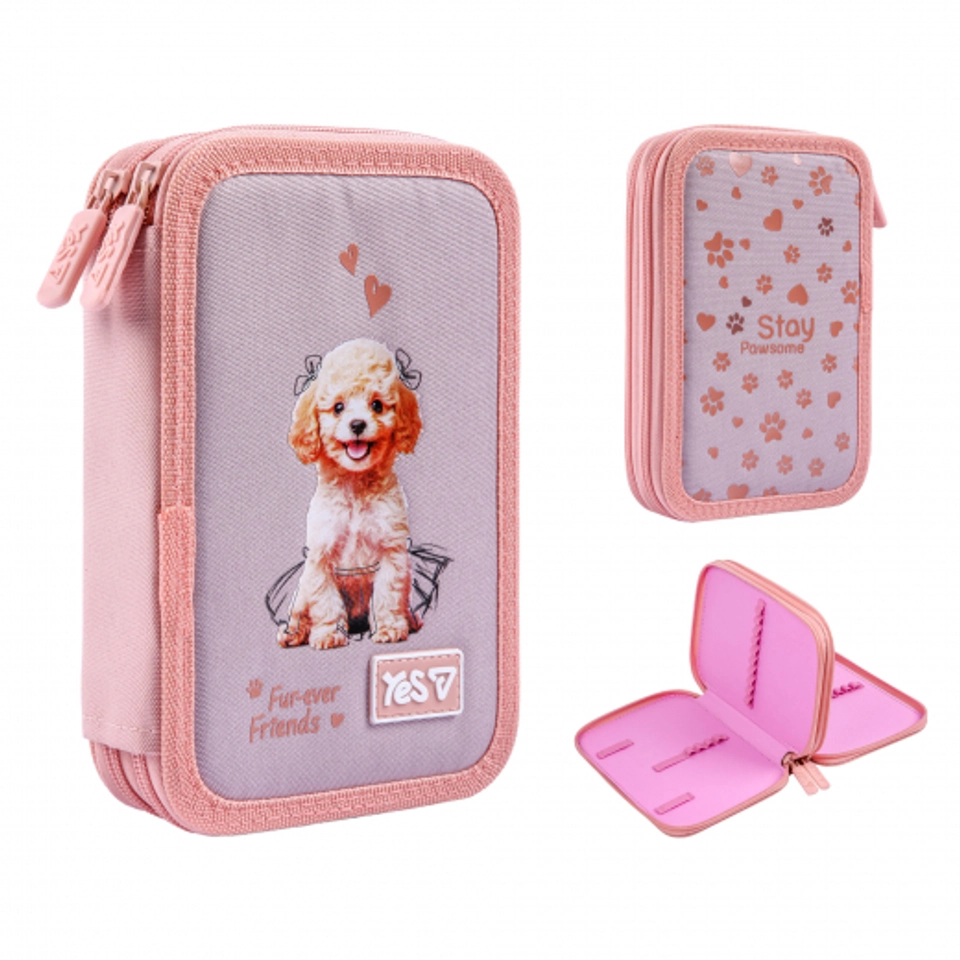 Пенал твердий Yes подвійний HP-01 My Puppy 533713 533713 — 