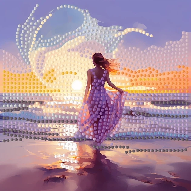 Алмазна мозаїка Strateg Сила стихій 18х18 см — фото 2