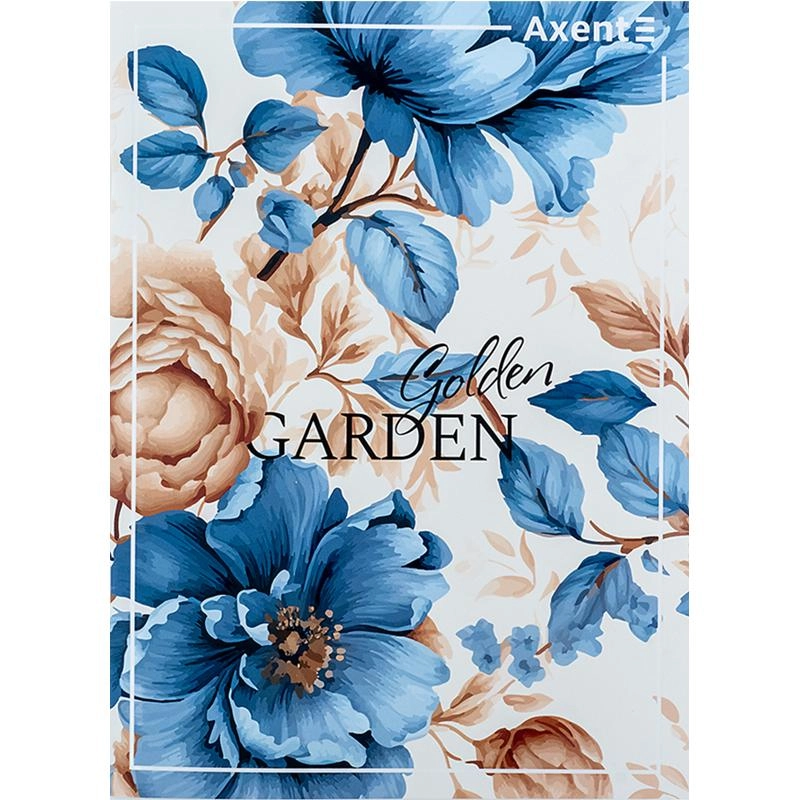 Блокнот А4 Axent 96 аркушів клітинка Golden Garden 4782-7-A