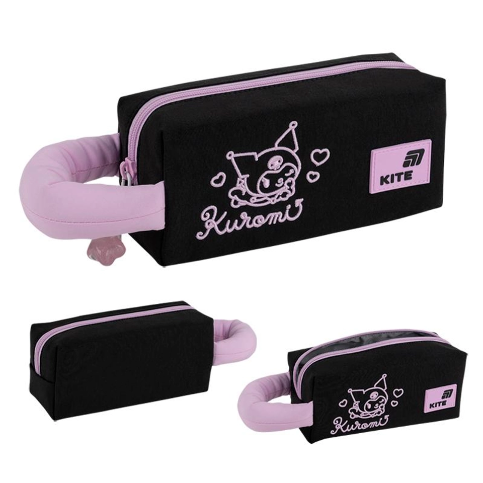 Пенал Kite 2703 HK-2 чорно-рожевий HK26-2703-2 — 