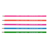 Олівець чорнографітний YES Slim neon 280540