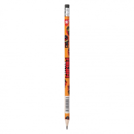 Олівець YES чорнографітний трикутн з ласт Ninja 280624