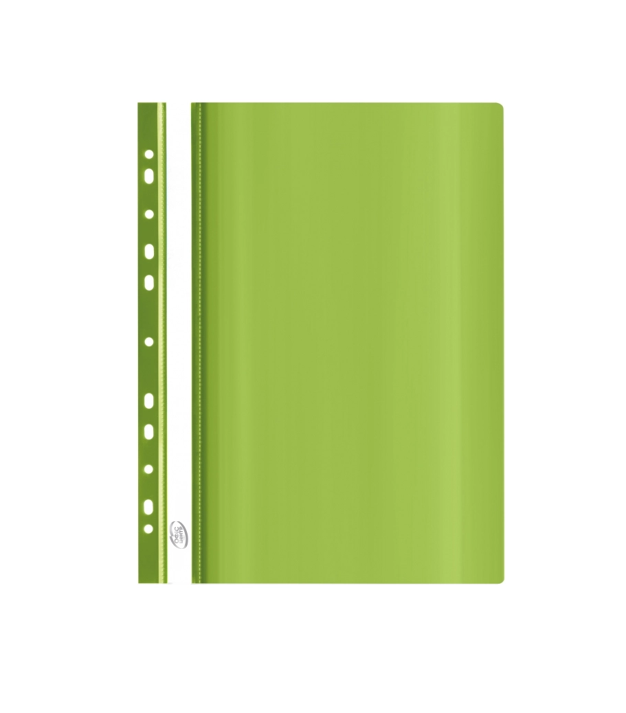 Папка-швидкозшивач А4 Офіс Центр з перфорацією салатовий ОС31510-13