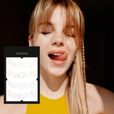 Тимчасове тату Tattooshka Веснянки срібні та золоті на обличчяLB-132