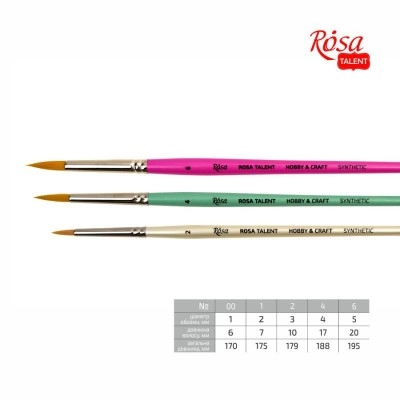 Синтетика кругла ДЛЯ ДЕКОРУ, HOBBY & CRAFT, 6, к.р. ROSA TALENT