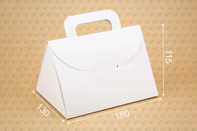 Коробка подарункова Сумочка біла WonderPack М0005-о20