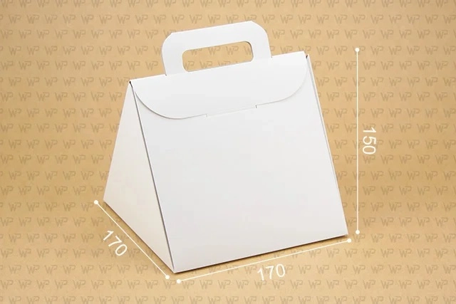 Коробка подарункова Сумочка біла WonderPack М0005-о18