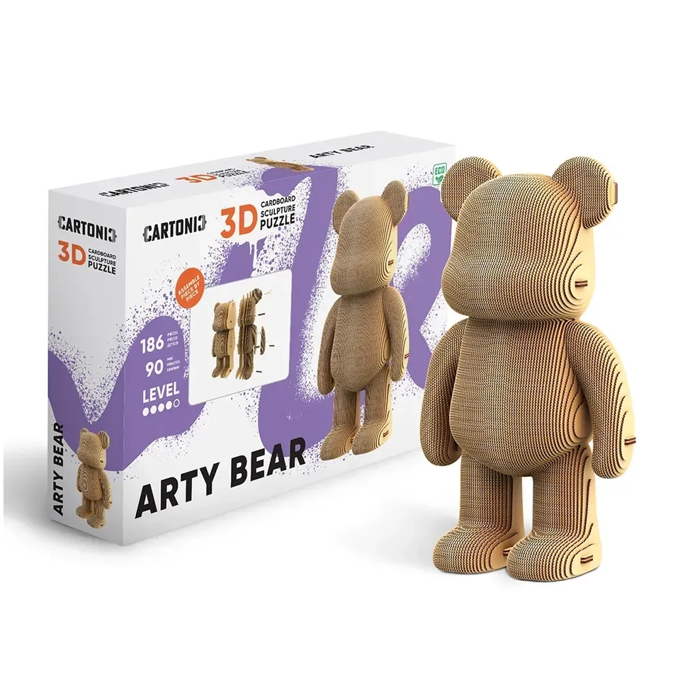 Картонний конструктор Cartonic 3D Puzzle Arty Bear — 