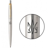 Ручка кулькова Parker Jotter 17 Ukraine SS GT BP Тризуб Зсу 16032_T039b