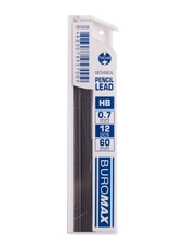 Грифелі для механічного олівця, HB, 0.7мм, 12шт.