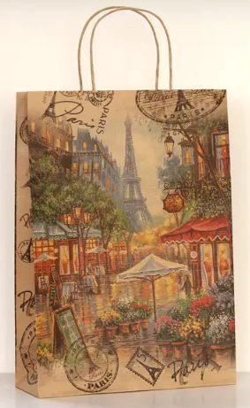 Пакет паперовий крафтовий №189 240х340х88 Paris 161380