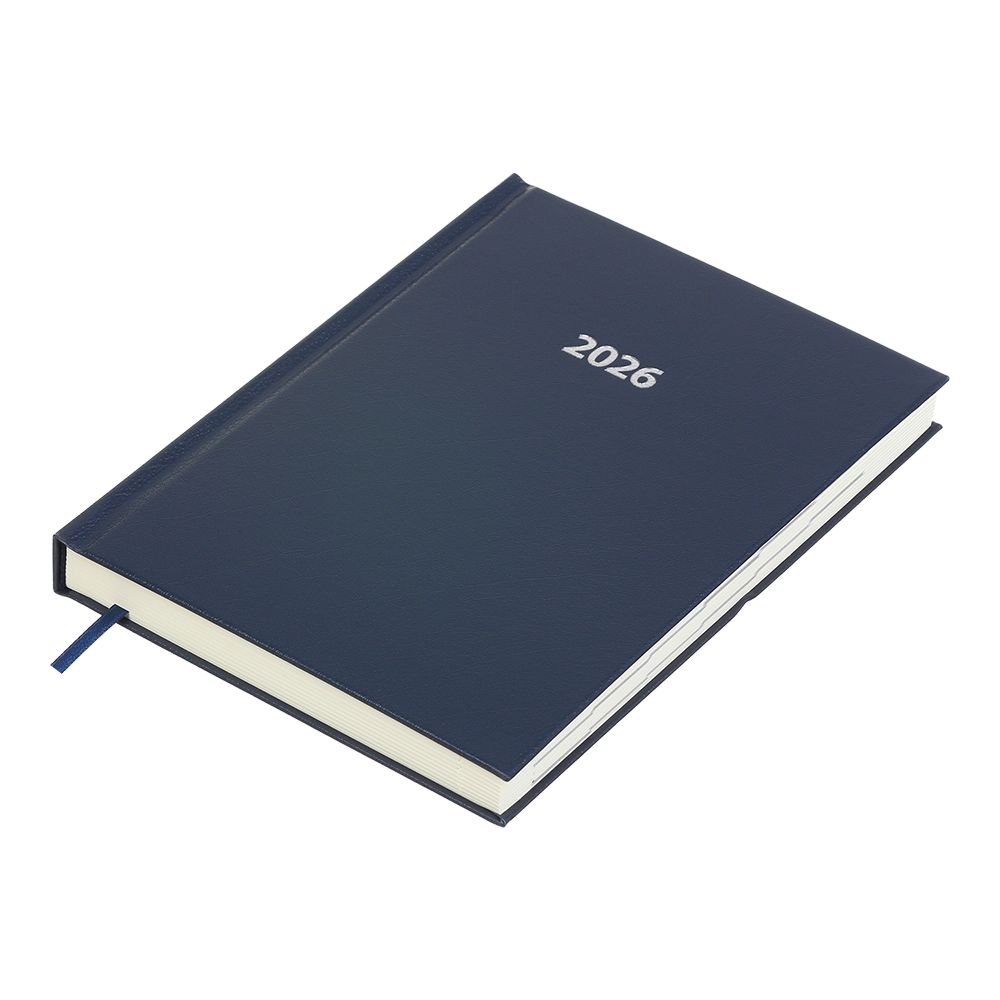 Щоденник датований A5 2026 Buromax Strong темно-синій — фото 3