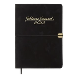 Щоденник датований A5 2026 Buromax Velour чорний BM.2134-01