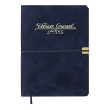 Щоденник датований A5 2026 Buromax Velour синій BM.2134-02