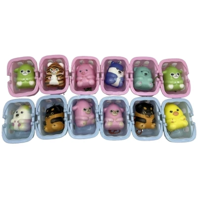 Брелок - сквіш Звірята у кошику 5см 147