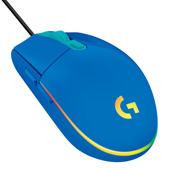 Миша дротова Logitech G102 Lightsync USB Blue (910-005801)