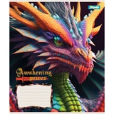 Зошит 18 аркушів клітинка 1 Вересня Dragon 766317