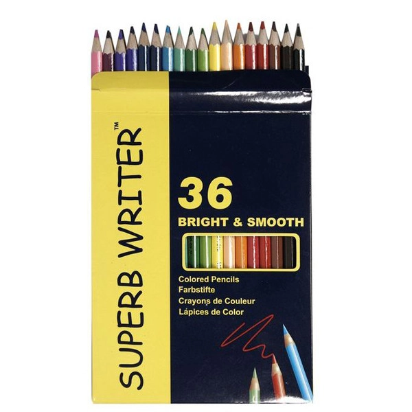 Олівці кольорові 36 кольорів Superb Writer 4100-36СВ MАRCO — Малювання та ліплення