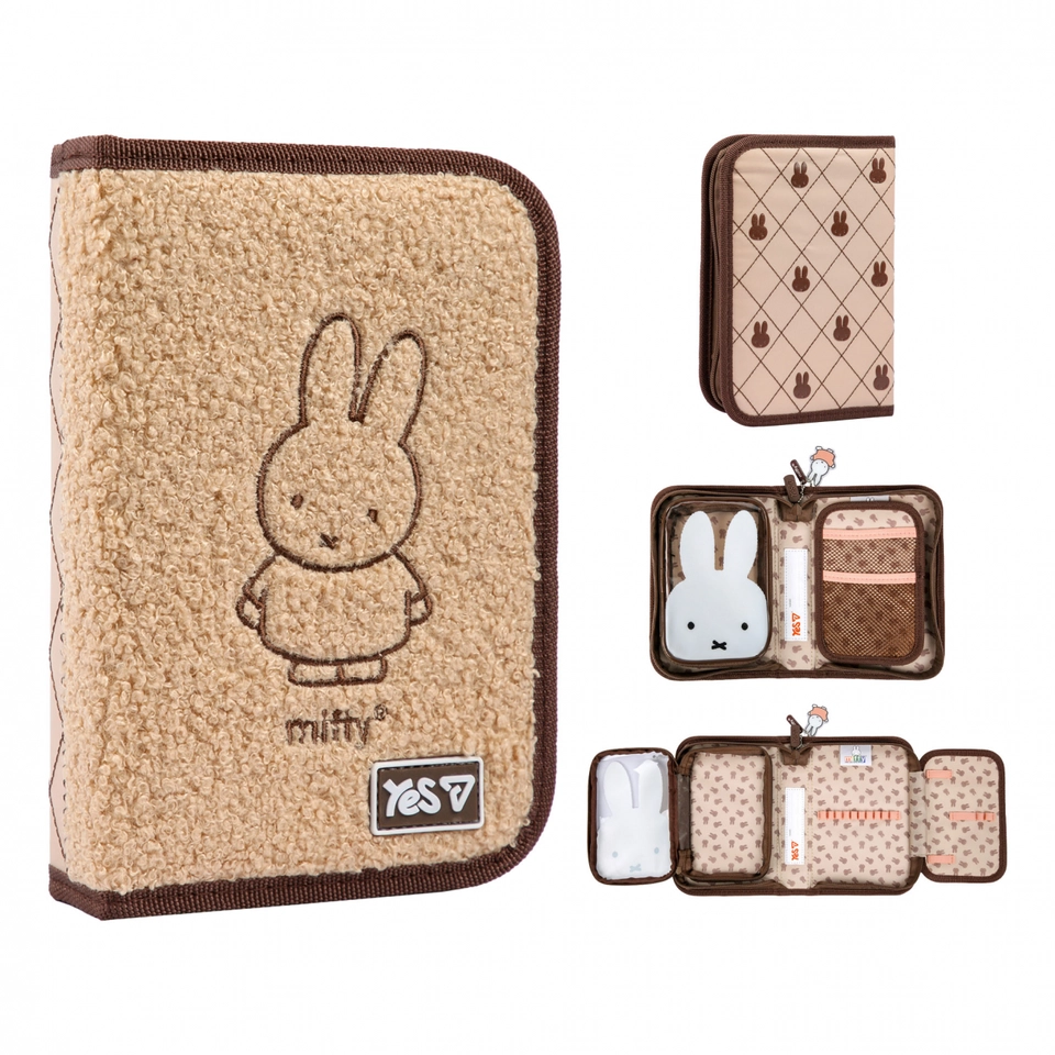 Пенал твердий з 1 клапаном та прозорою кишенею Yes HP-04-N Miffy Bunny 533750 533750 — 